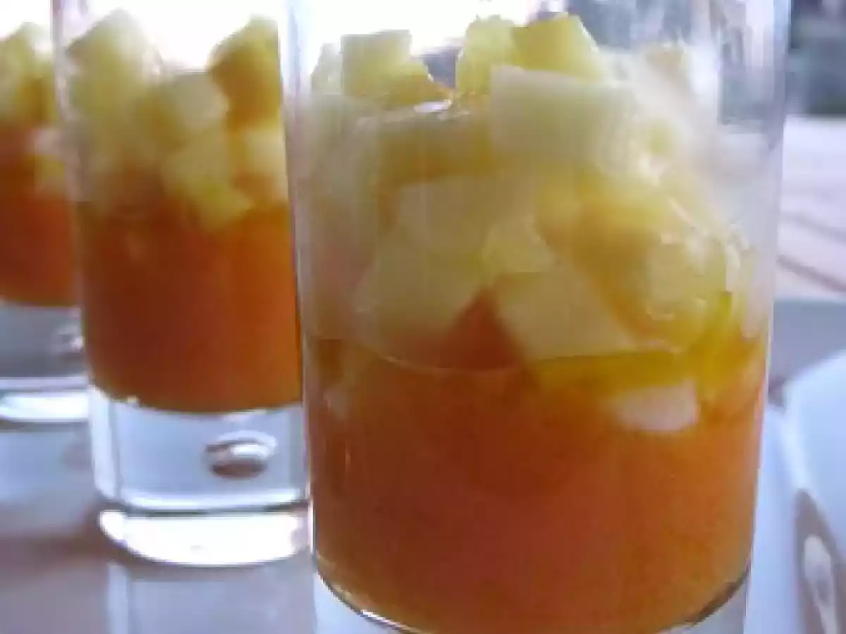 Verrine : Le homard au jardin