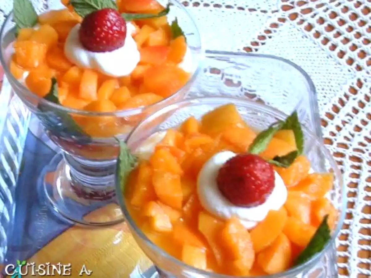 Verrines fraise abricot ou à la recherche de la fraicheur !! - photo 2