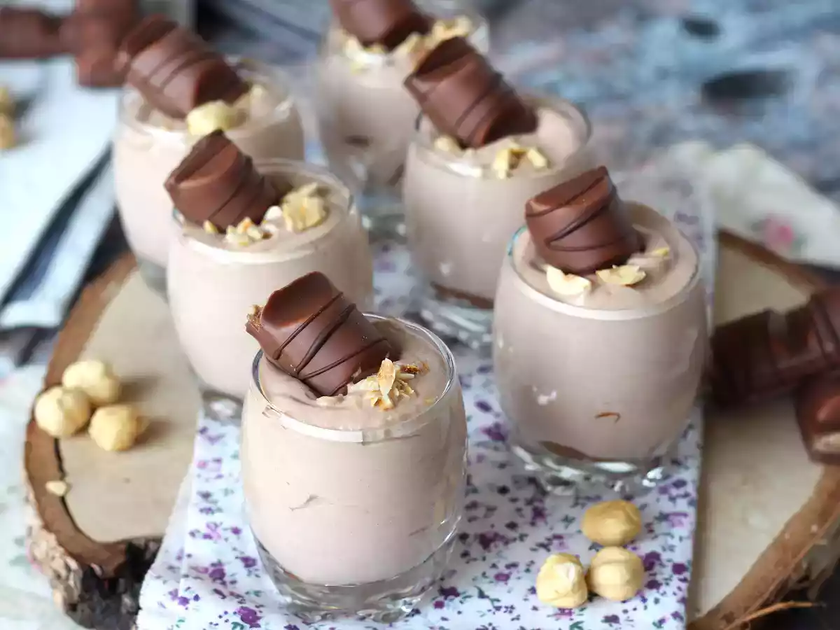 Verrines Kinder Bueno super gourmandes et sans cuisson - photo 6