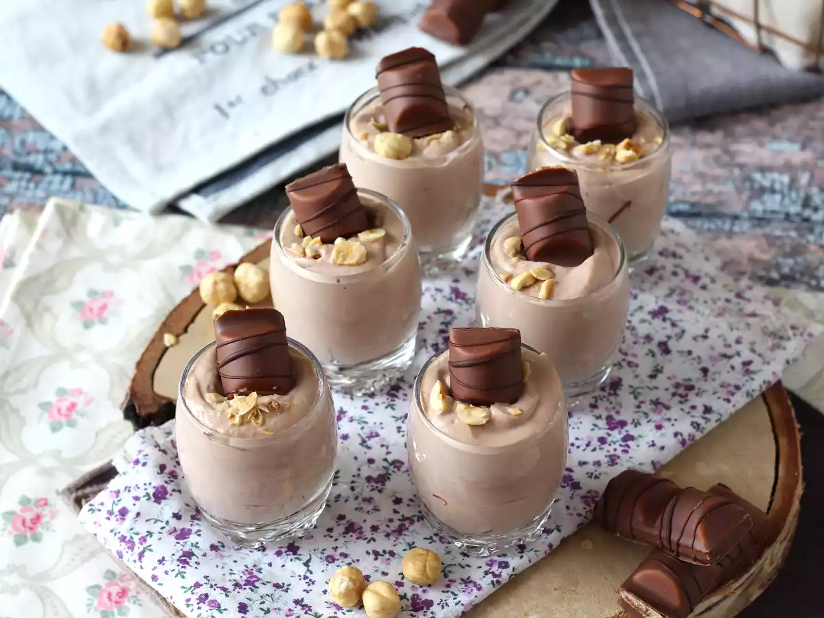 Verrines Kinder Bueno super gourmandes et sans cuisson