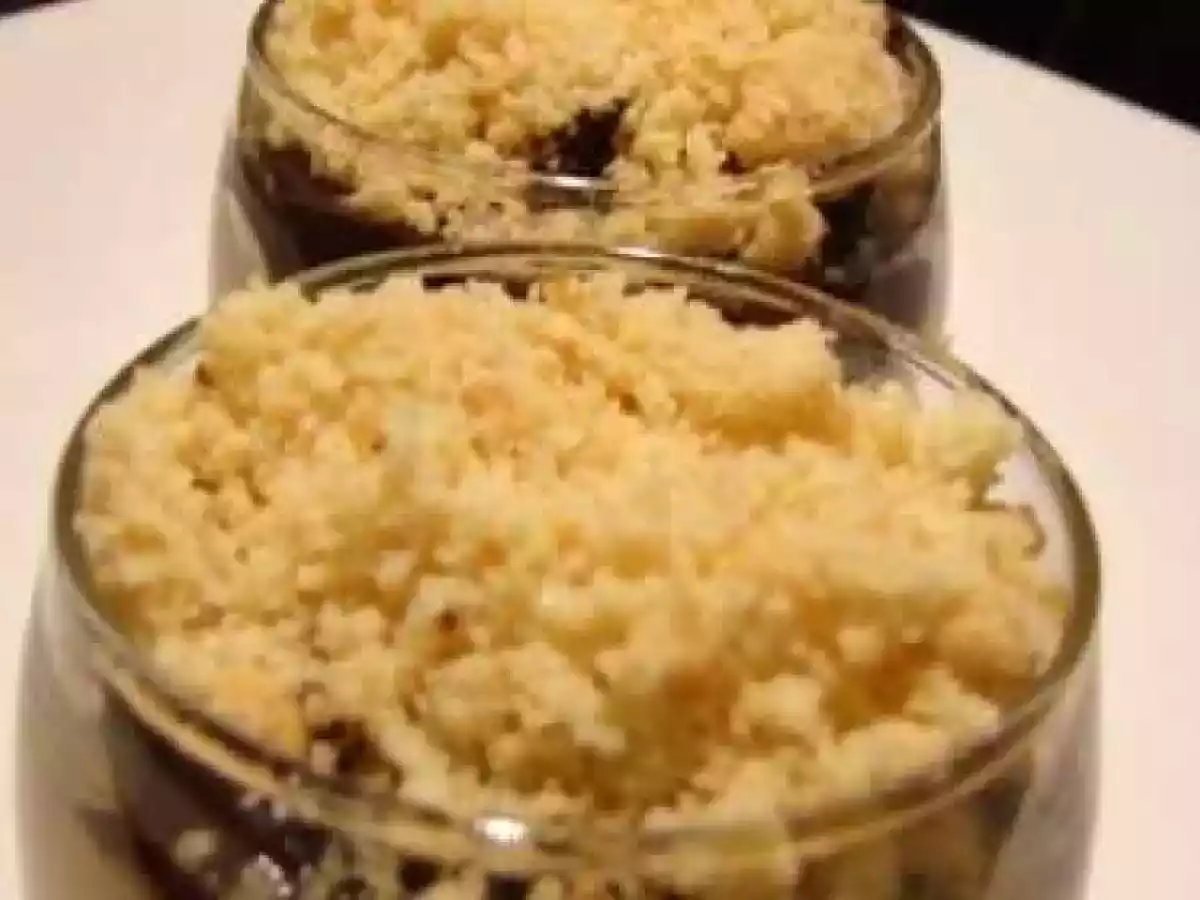 Verrines poire-chocolat et son crumble - photo 2