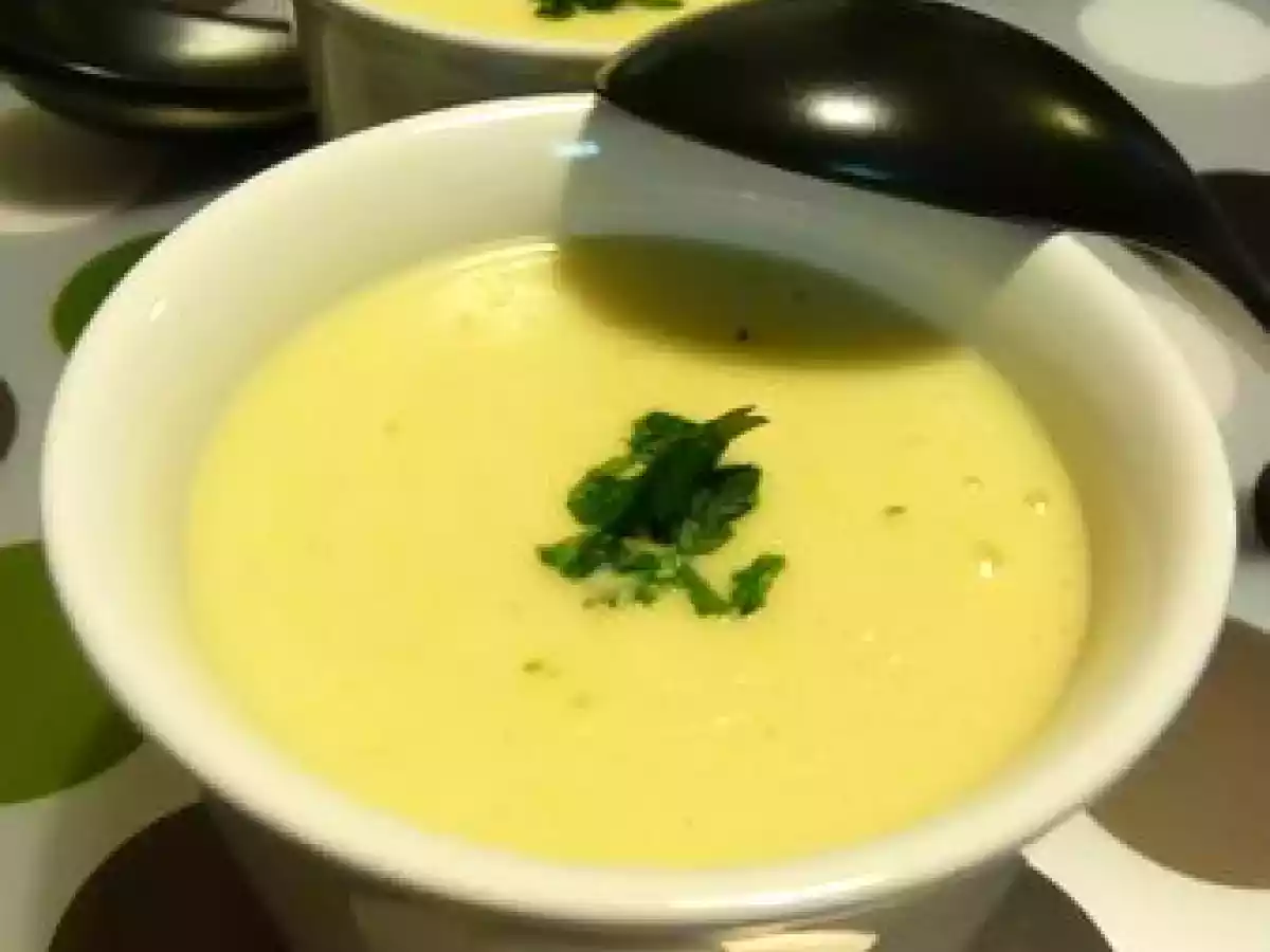 Vichyssoise... servie chaude