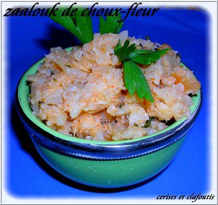 Zaalouk De Chou Fleur Recette Ptitchef